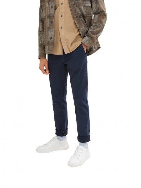 Tom Tailor Hose Stretch Slim Chino, Sky Captain Blue 2 Tom Tailor Hose Stretch Slim Chino, Sky Captain Blue – Bild 2