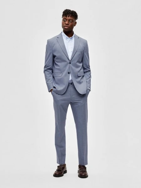 Selected Anzug Sakko SLHSLIM-TIMELIAM LT BLU STRUC BLZ F, Light Blue/STRUCTURE 3 Selected Anzug Sakko SLHSLIM-TIMELIAM LT BLU STRUC BLZ F, Light Blue/STRUCTURE – Bild 3