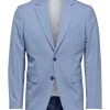 Selected Anzug Sakko SLHSLIM-TIMELIAM LT BLU STRUC BLZ F, Light Blue/STRUCTURE