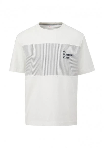S.Oliver T-Shirt Halbarm T-Shirt, WHITE 1 S.Oliver T-Shirt Halbarm T-Shirt, WHITE