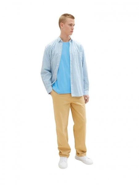 TOM TAILOR Denim T-Shirt Halbarm Printed T-shirt, Rainy Sky Blue 6 TOM TAILOR Denim T-Shirt Halbarm Printed T-shirt, Rainy Sky Blue – Bild 6