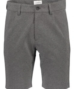 Lindbergh Shorts Pleated Shorts, LT GREY MIX