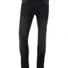 TOM TAILOR Denim Jeans Skinny CULVER Stretch Denim, Used Dark Stone Black Denim
