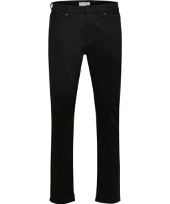Selected Jeans SLHSLIM-LEON 4001 BLACK ST JEANS J, Black Denim
