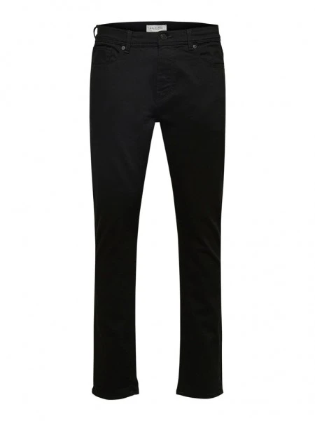 Selected Jeans SLHSLIM-LEON 4001 BLACK ST JEANS J, Black Denim 1 Selected Jeans SLHSLIM-LEON 4001 BLACK ST JEANS J, Black Denim