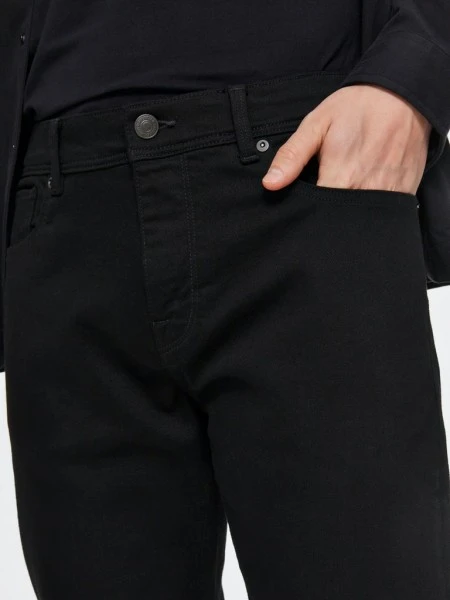 Selected Jeans SLHSLIM-LEON 4001 BLACK ST JEANS J, Black Denim 3 Selected Jeans SLHSLIM-LEON 4001 BLACK ST JEANS J, Black Denim – Bild 3