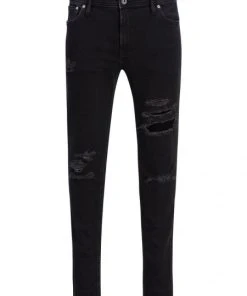 Jack & Jones Jeans JJILIAM JJORIGINAL AM 502 50 SPS NO, Black Denim