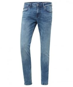 TOM TAILOR Denim Jeans Slim PIERS Blue Denim, Light Stone Wash Denim