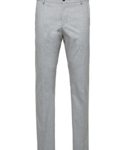 Selected Anzug Hose SLHSLIM-MYLOLOGAN LIGHT GREY TRS B, Light Grey Melange