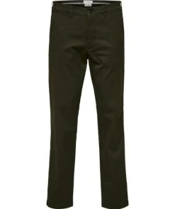Selected Hose SLHSLIM-MILES FLEX CHINO PANTS W NO, Forest Night