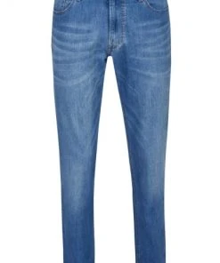 HATTRIC Jeans 5-POCKET HUNTER, BLUE BLEACHED