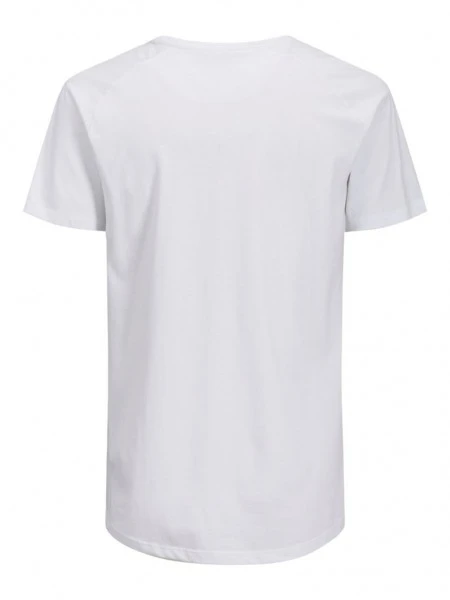Jack & Jones T-Shirt Halbarm JJECURVED TEE SS O-NECK NOOS, White/Reg 3 Jack & Jones T-Shirt Halbarm JJECURVED TEE SS O-NECK NOOS, White/Reg – Bild 3
