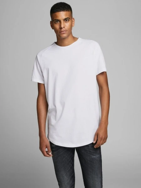 Jack & Jones T-Shirt Halbarm JJECURVED TEE SS O-NECK NOOS, White/Reg 4 Jack & Jones T-Shirt Halbarm JJECURVED TEE SS O-NECK NOOS, White/Reg – Bild 4