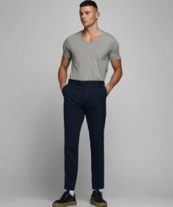 Jack & Jones T-Shirt Halbarm JJEBASIC V-NECK TEE S/S NOOS, LIGHT GREY MELANGE -Lloyd Gürtel Shop 854b5ad8 83a7 1bbd 7f14 602a9ababd720Ba0vVuEAwXPL 600x600