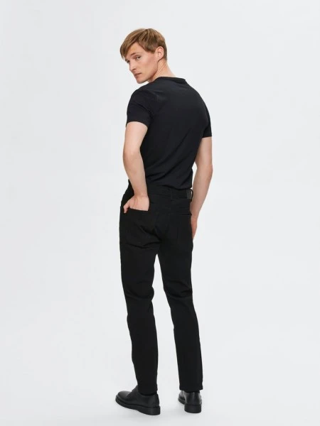 Selected Jeans SLHSLIM-LEON 4001 BLACK ST JEANS J, Black Denim 5 Selected Jeans SLHSLIM-LEON 4001 BLACK ST JEANS J, Black Denim – Bild 5