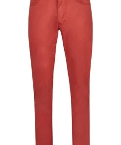 HATTRIC Jeans 5-POCKET HUNTER, BRICK RED