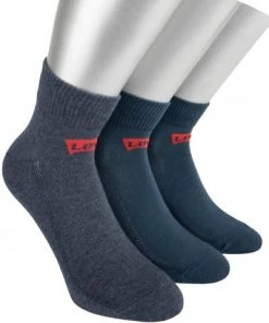 Levi's Strümpfe LEVIS 168SF MID CUT 3P, Dark Denim