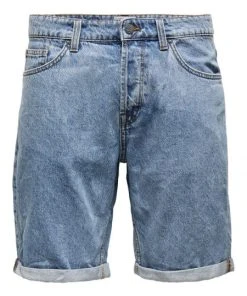 Only & Sons Shorts ONSAVI LIFE LOOSE SHORTS L BLUE PK, Blue Denim