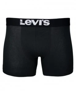Levi's Pant LEVIS MEN SOLID BASIC BOXER 2P, Jet Black