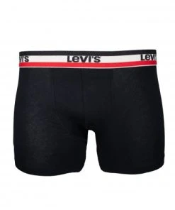 Levi's Pant LEVIS MEN SPRTSWR LOGO BOXER BRIEF2P, Black / Grey Melange