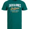 Jack & Jones T-Shirt Halbarm JJELOGO TEE SS O-NECK 2 COL SS23 SN, Storm