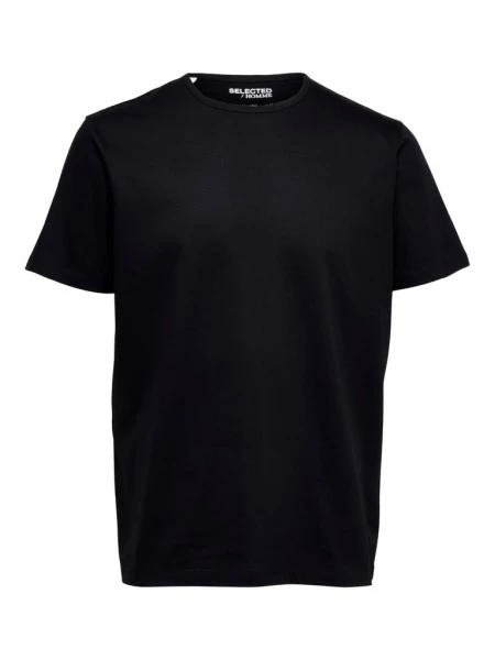 Selected T-Shirt Halbarm SLHFRANK MERC SS O-NECK TEE B, Black 1 Selected T-Shirt Halbarm SLHFRANK MERC SS O-NECK TEE B, Black