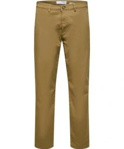 Selected Businesshose SLH175-SLIM NEW MILES FLEX PANT NOO, Ermine