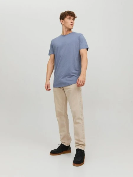 Jack & Jones T-Shirt Halbarm JJEBASHER TEE O-NECK SS NOOS, Flint Stone/REG 4 Jack & Jones T-Shirt Halbarm JJEBASHER TEE O-NECK SS NOOS, Flint Stone/REG – Bild 4