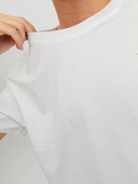 Jack & Jones T-Shirt Halbarm JORCLAN TEE SS CREW NECK, Bright White 3 Jack & Jones T-Shirt Halbarm JORCLAN TEE SS CREW NECK, Bright White – Bild 3