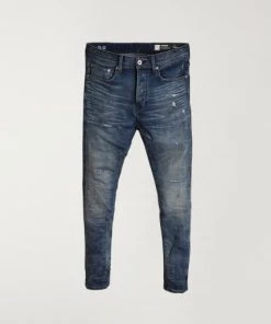 CHASIN' Jeans EGO VANN, MID BLUE REPAIRED