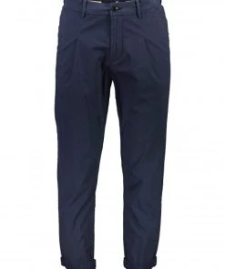 Lindbergh Hose Chino Pants With Pleats, DK STONE