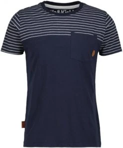 Alife & Kickin T-Shirt Halbarm LeopoldAK Shirt, Marine