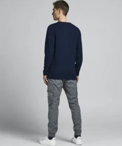 Jack & Jones T-Shirt Langarm JJEBASIC O-NECK TEE L/S NOOS, NAVY BLUE -Lloyd Gürtel Shop 933bca91 f73e fb8e 9d14 16afe0e1263c 600x600