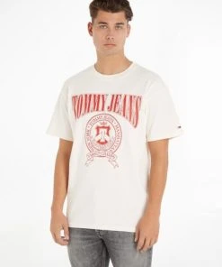 Tommy Jeans T-Shirt Halbarm TJM RLXD VARSITY LOGO TEE, WHITE -Lloyd Gürtel Shop 96bd8029 7942 2e9a a114 011fd46d4c56 600x600