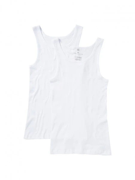 CECEBA Unterhemd Tanktop, O-A., DP, White 1 CECEBA Unterhemd Tanktop, O-A., DP, White