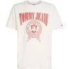 Tommy Jeans T-Shirt Halbarm TJM RLXD VARSITY LOGO TEE, WHITE