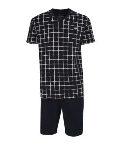 CECEBA Shorty Shorty, Blau-dunkel-Allover