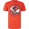 Tom Tailor T-Shirt Halbarm Printed T-shirt, Molten Lava Red
