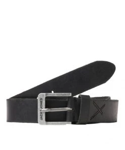Jack & Jones Gürtel JACROCK LEATHER BELT NOOS, Black
