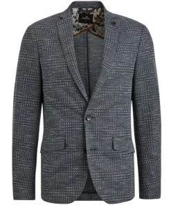 Vanguard H-Blazer Blazer Knitted Check Scura, Navy