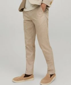 JACK&JONES Premium Hose JPRRIVIERA LINEN TROUSER SLIM FIT S, Petrified Oak/SLIM FIT -Lloyd Gürtel Shop 994b48a7 b154 62a9 a814 878994a28463 600x600