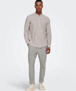 Only & Sons Hose ONSLINUS CROP LIFE 0006 LIN MIX PNT, Teak -Lloyd Gürtel Shop 994b48a7 b154 62a9 a814 c1895c14c9b9 600x600