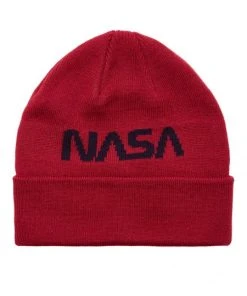 Jack & Jones Mützen/Hüte JACNASA KNIT BEANIE, Rio Red