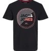 Jack & Jones T-Shirt Halbarm JJRALF TEE SS CREW NECK, Black