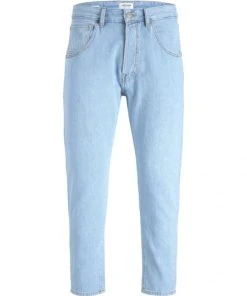 Jack & Jones Jeans JJIFRANK JJORIGINAL CROPPED MF 183, Blue Denim