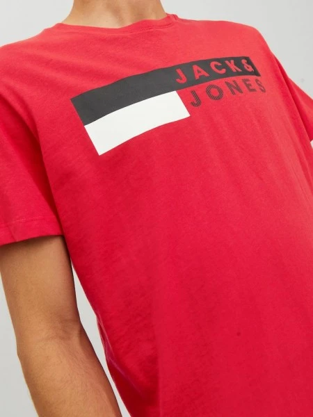 Jack & Jones T-Shirt Halbarm JJECORP LOGO TEE SS O-NECK NOOS, True Red/Play 4 3 Jack & Jones T-Shirt Halbarm JJECORP LOGO TEE SS O-NECK NOOS, True Red/Play 4 – Bild 3