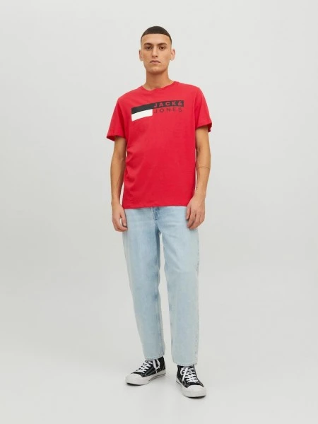 Jack & Jones T-Shirt Halbarm JJECORP LOGO TEE SS O-NECK NOOS, True Red/Play 4 5 Jack & Jones T-Shirt Halbarm JJECORP LOGO TEE SS O-NECK NOOS, True Red/Play 4 – Bild 5