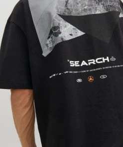 Jack & Jones T-Shirt Halbarm JCOHUNT PHOTO TEE SS CREW NECK, Black -Lloyd Gürtel Shop a09c08ec cb96 ac9e a414 116f84e933ad 600x600