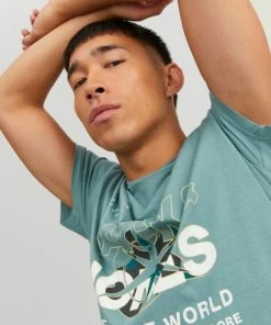 Jack & Jones T-Shirt Halbarm JCOHUNT TEE SS CREW NECK LN, Trellis -Lloyd Gürtel Shop a09c08ec cb96 ac9e a414 116fec2dea9a 600x600