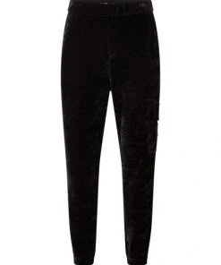 Calvin Klein Hose VELVET CORDUROY CARGO HWK PANT, BLACK